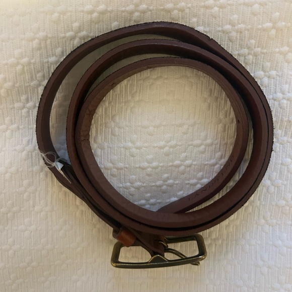 Lands’ End Black Suede Belt - Picture 2 of 16